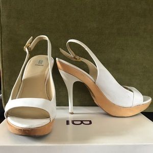 Bakers white high heels